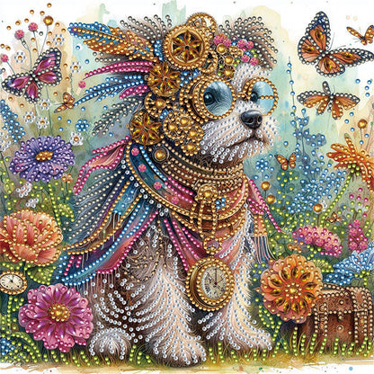 Dog - Special Shaped Drill Diamond Painting 30*30CM