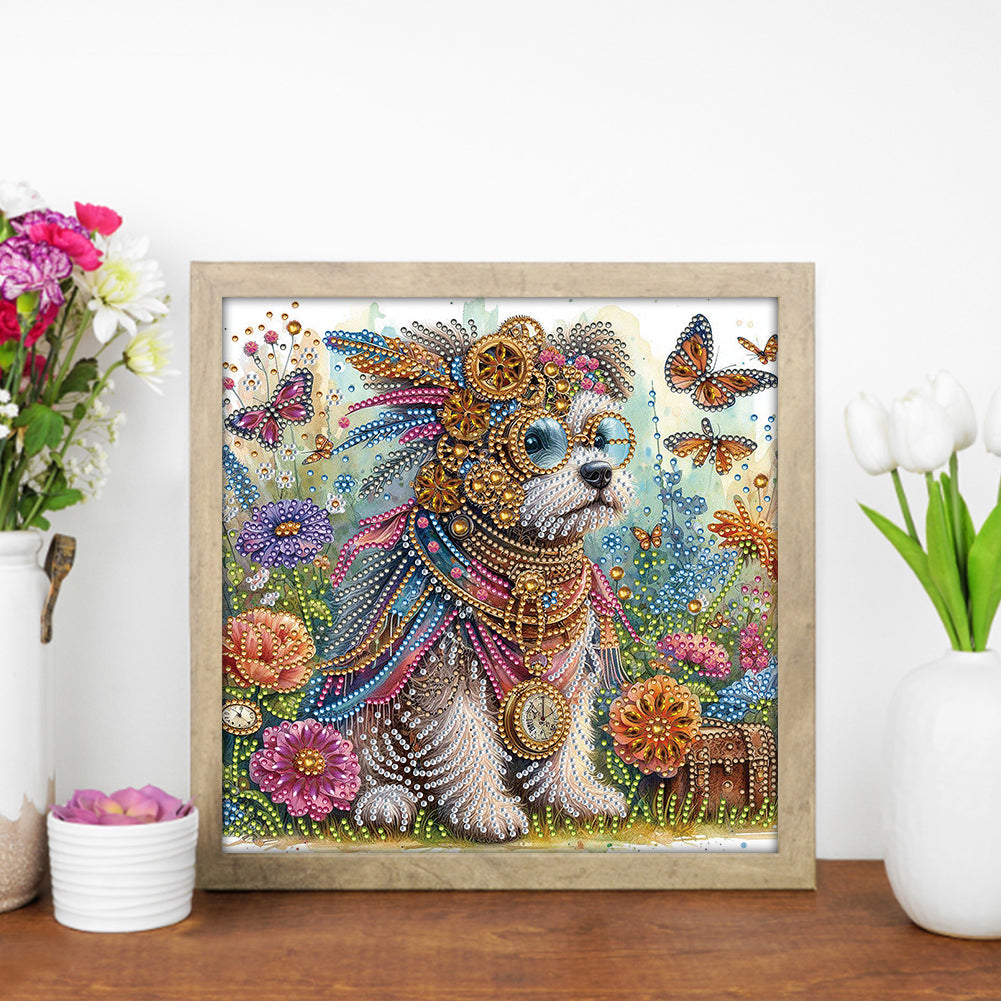 Dog - Special Shaped Drill Diamond Painting 30*30CM