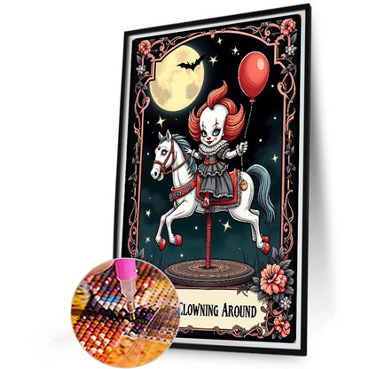 Halloween Horror Movie Tarot Cards - Full Round Drill Diamond Painting 40*60CM