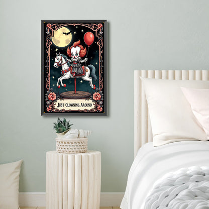 Halloween Horror Movie Tarot Cards - Full Round Drill Diamond Painting 40*60CM