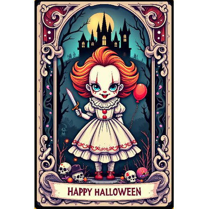 Halloween Horror Movie Tarot Cards - Full Round Drill Diamond Painting 40*60CM