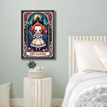 Halloween Horror Movie Tarot Cards - Full Round Drill Diamond Painting 40*60CM