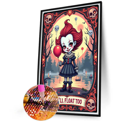 Halloween Horror Movie Tarot Cards - Full Round Drill Diamond Painting 40*60CM