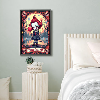 Halloween Horror Movie Tarot Cards - Full Round Drill Diamond Painting 40*60CM