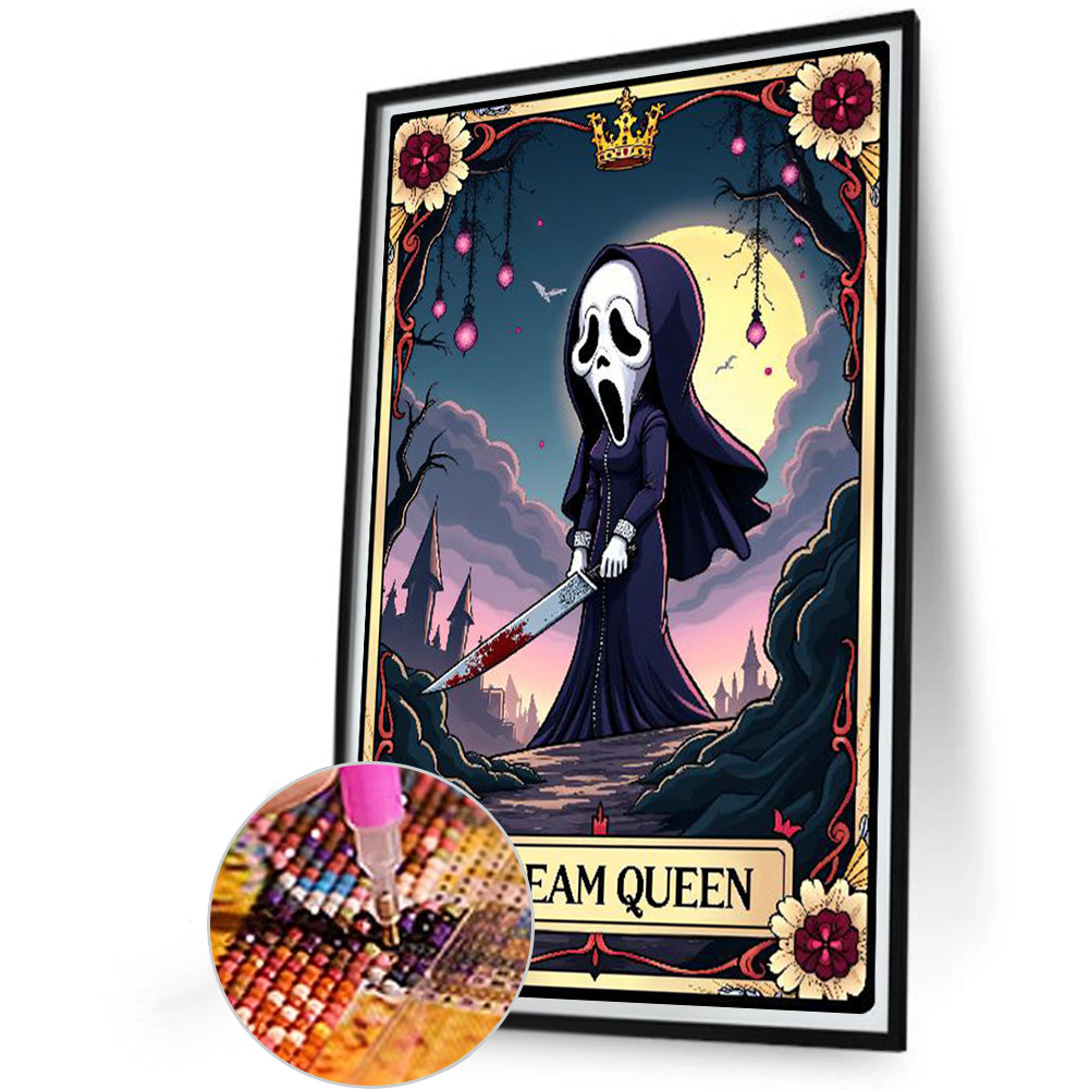 Halloween Horror Movie Tarot Cards - Full Round Drill Diamond Painting 40*60CM