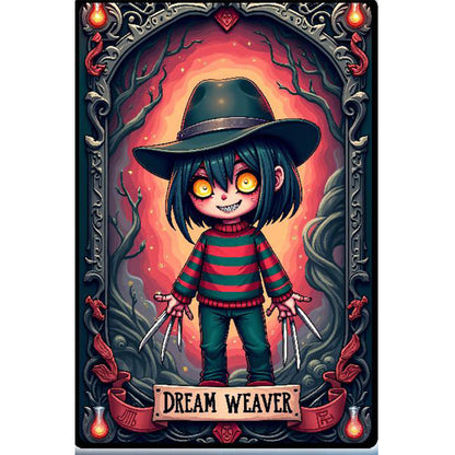 Halloween Horror Movie Tarot Cards - Full Round Drill Diamond Painting 40*60CM