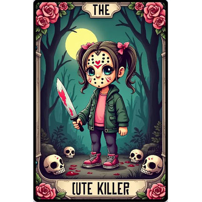 Halloween Horror Movie Tarot Cards - Full Round Drill Diamond Painting 40*60CM