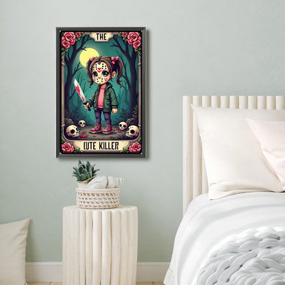 Halloween Horror Movie Tarot Cards - Full Round Drill Diamond Painting 40*60CM