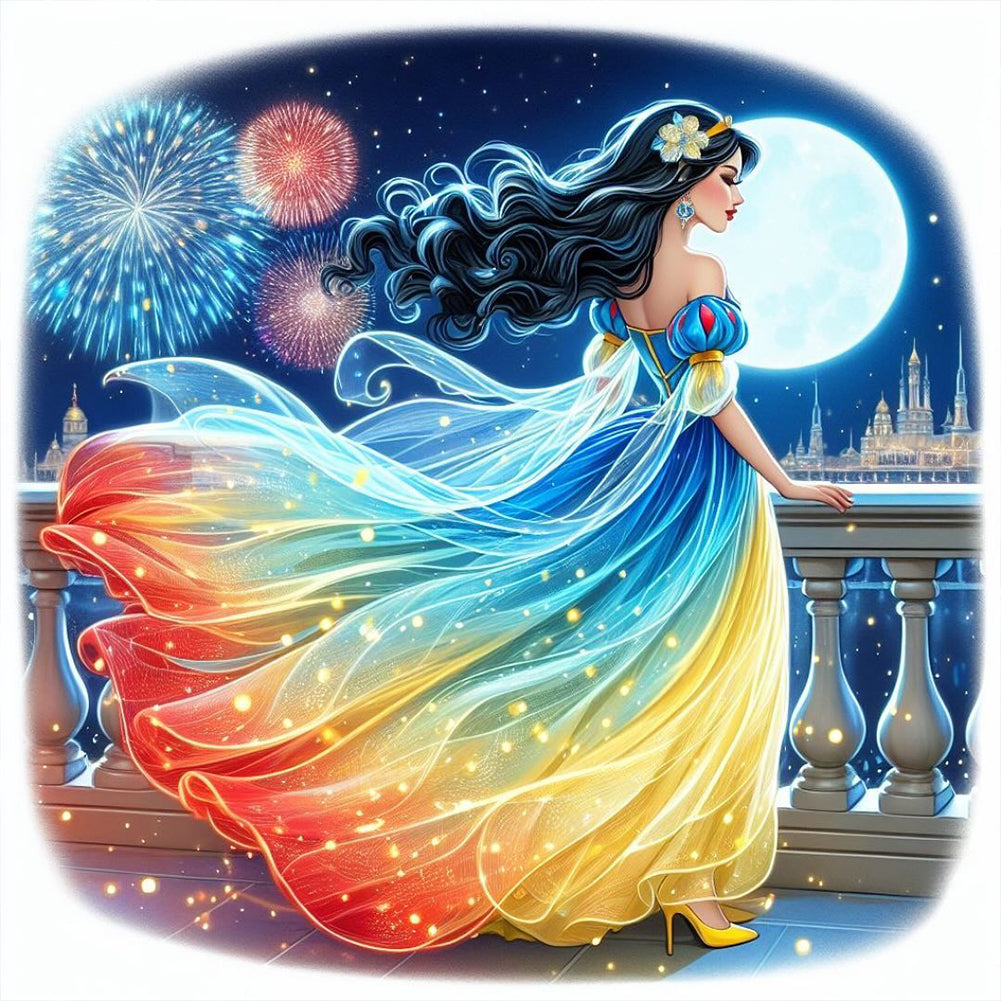 Disney Princesses - Full Round Drill Diamond Painting 40*40CM