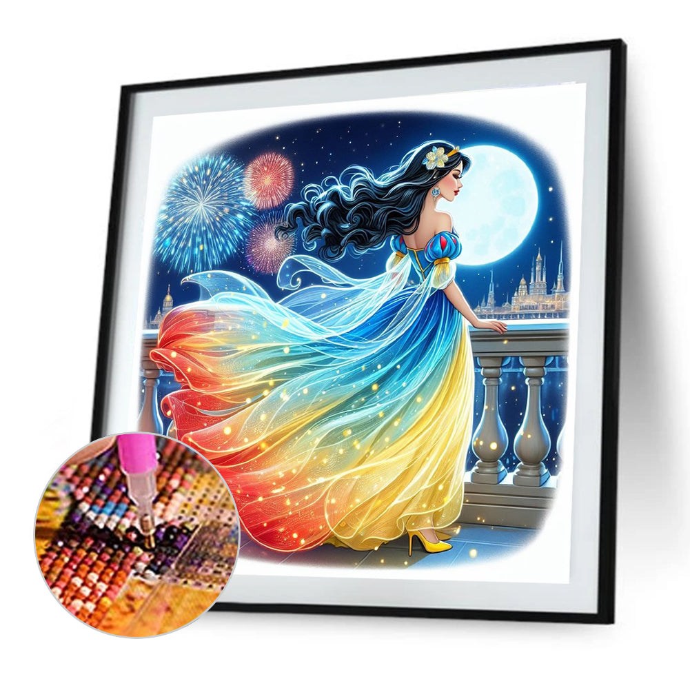 Disney Princesses - Full Round Drill Diamond Painting 40*40CM
