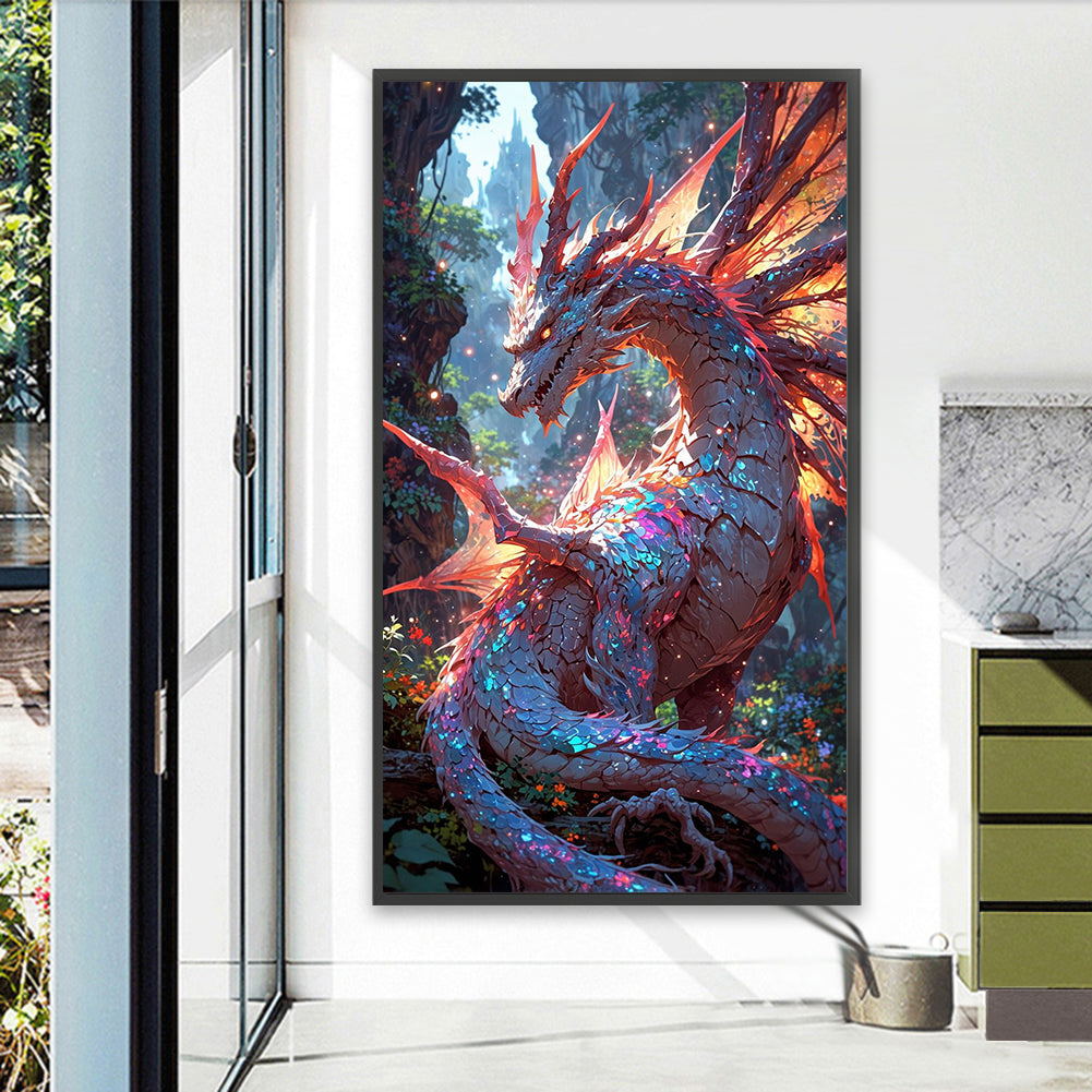 Dragon - Full Round Drill Diamond Painting 40*70CM