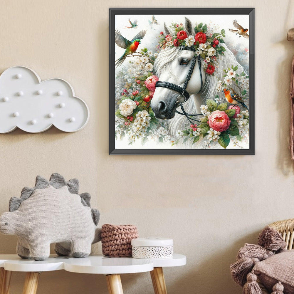 Horse - Full Round Drill Diamond Painting 40*40CM
