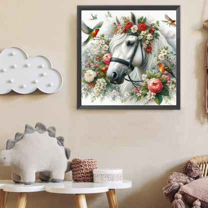 Horse - Full Round Drill Diamond Painting 40*40CM