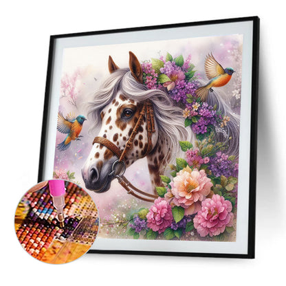 Horse - Full Round Drill Diamond Painting 40*40CM