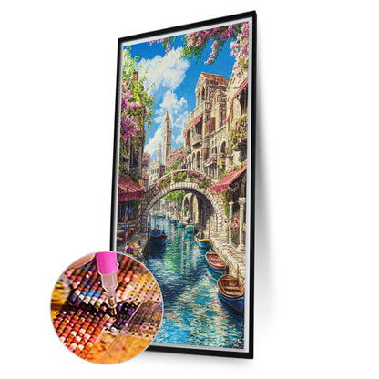 Venice Water Town - Full Square Drill Diamond Painting 40*70CM