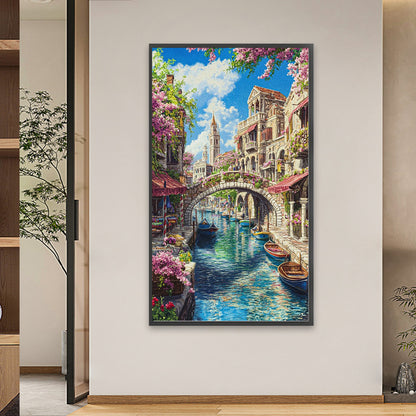 Venice Water Town - Full Square Drill Diamond Painting 40*70CM
