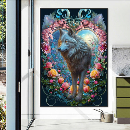Wolf - Full Round Drill Diamond Painting 50*70CM