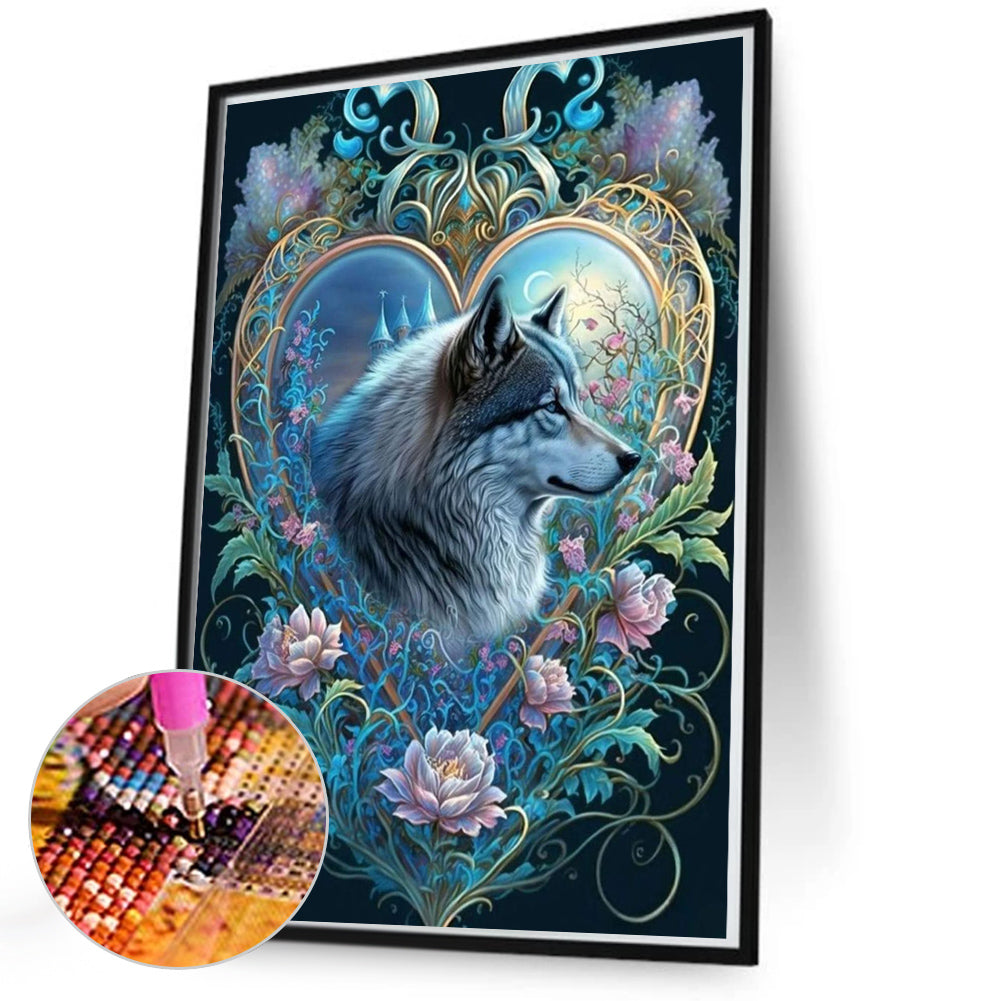 Wolf - Full Round Drill Diamond Painting 50*70CM