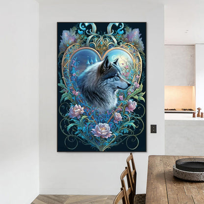 Wolf - Full Round Drill Diamond Painting 50*70CM