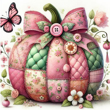 Colorful Pumpkin - Full Round Drill Diamond Painting 40*40CM