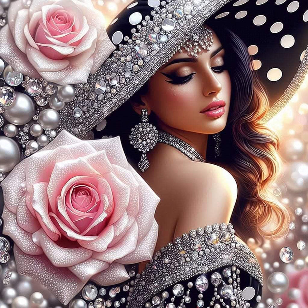 Noblewoman - Full Round Drill Diamond Painting 40*40CM