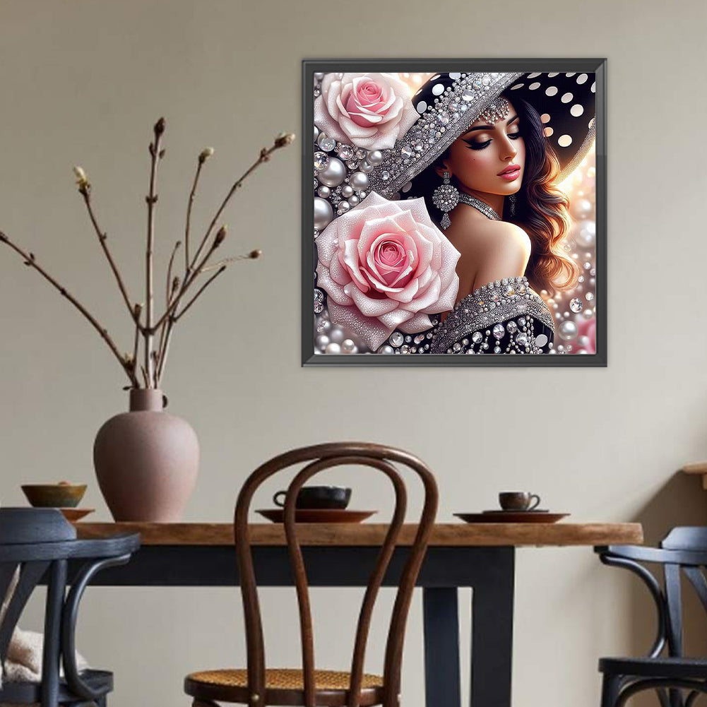 Noblewoman - Full Round Drill Diamond Painting 40*40CM