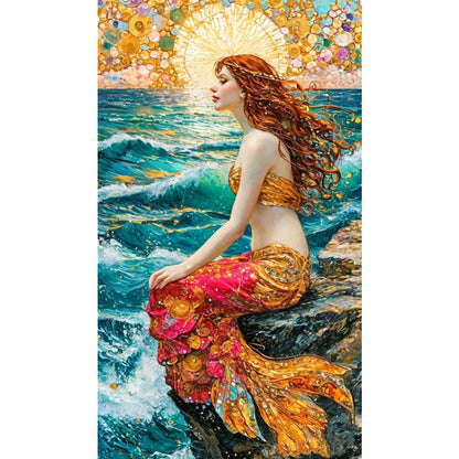 Mermaid - Full Square Drill Diamond Painting 40*70CM