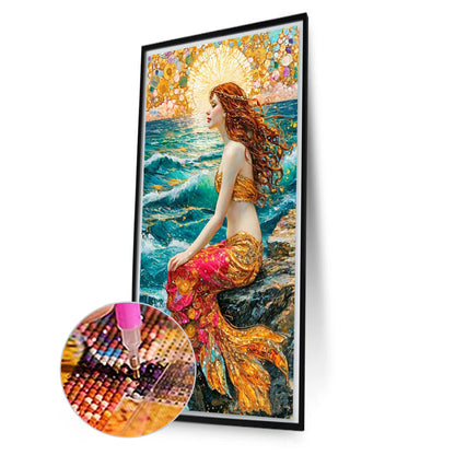 Mermaid - Full Square Drill Diamond Painting 40*70CM