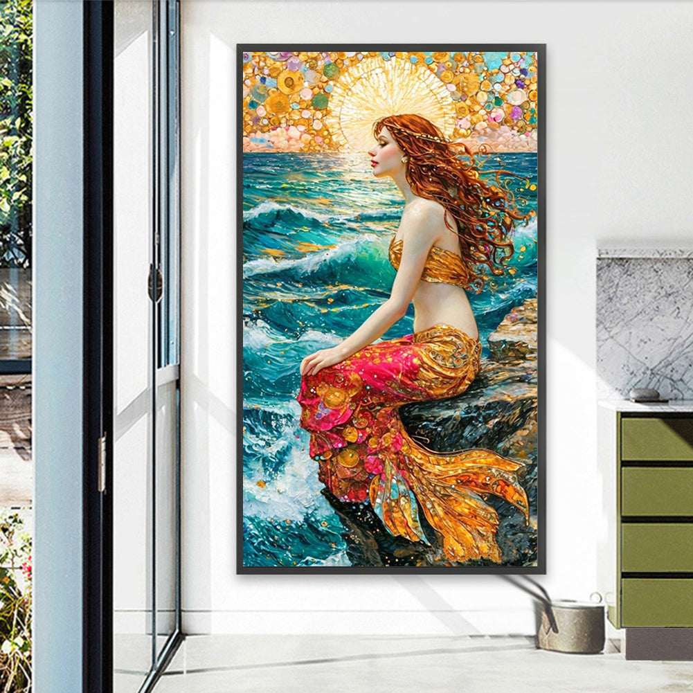 Mermaid - Full Square Drill Diamond Painting 40*70CM