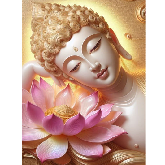 Buddha - Full Round Drill Diamond Painting 30*40CM
