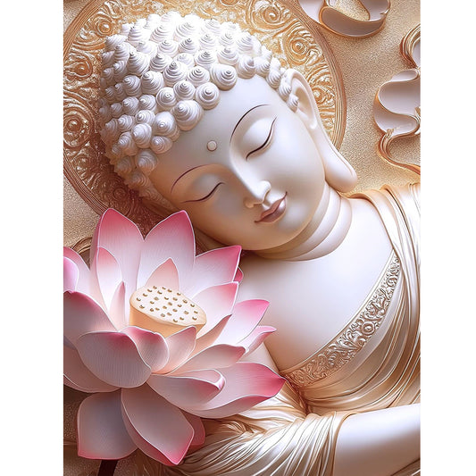 Buddha - Full Round Drill Diamond Painting 30*40CM