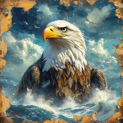 Eagle - Full Round Drill Diamond Painting 40*40CM