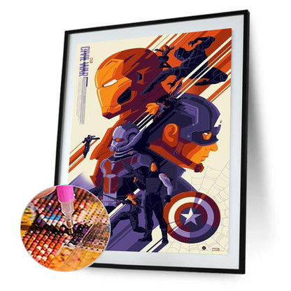 Captain America - Full Round Drill Diamond Painting 40*50CM