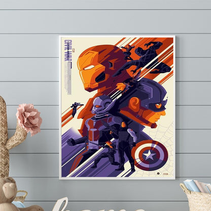 Captain America - Full Round Drill Diamond Painting 40*50CM