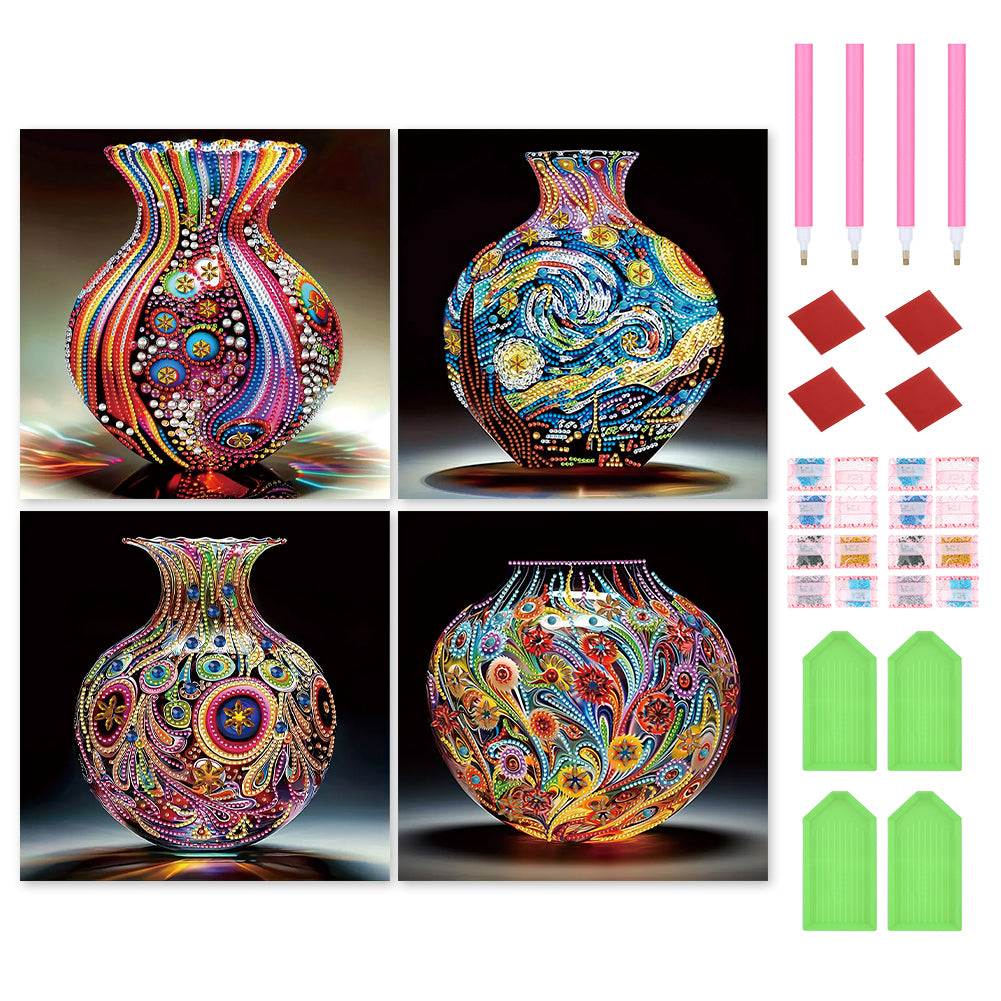 Art Vase - Special Shaped Drill Diamond Painting 30*30CM