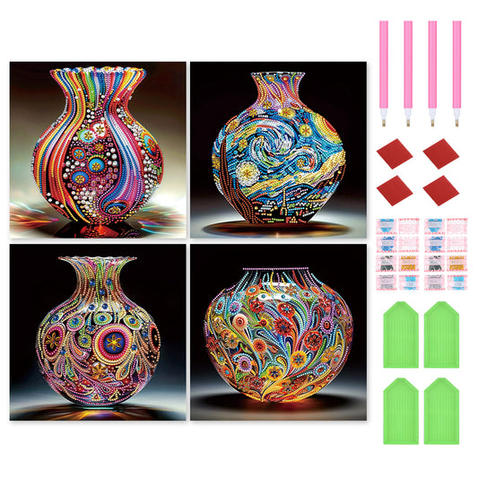 Art Vase - Special Shaped Drill Diamond Painting 30*30CM