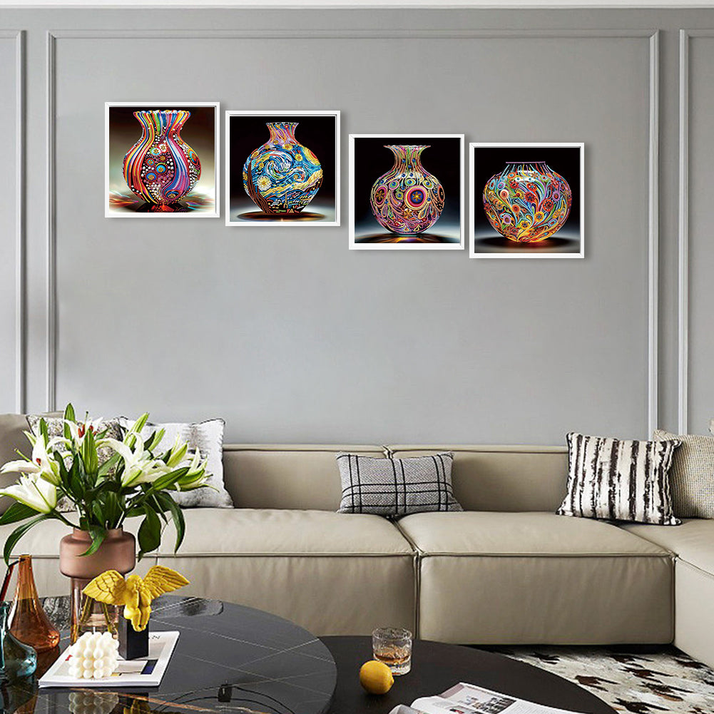 Art Vase - Special Shaped Drill Diamond Painting 30*30CM