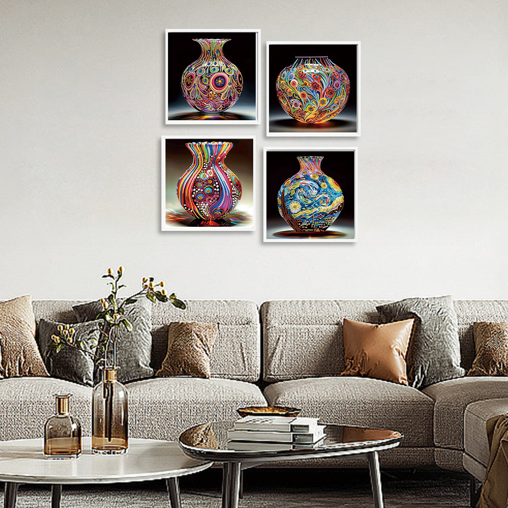 Art Vase - Special Shaped Drill Diamond Painting 30*30CM