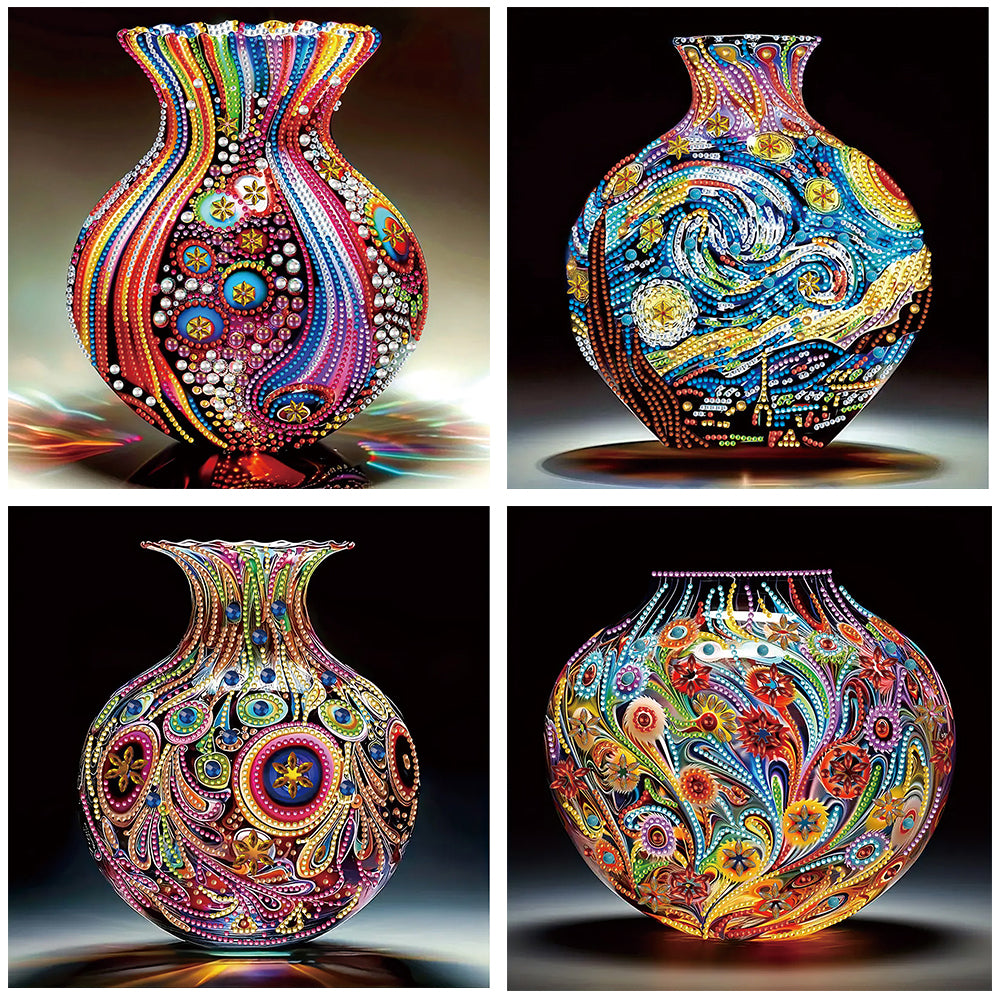 Art Vase - Special Shaped Drill Diamond Painting 30*30CM
