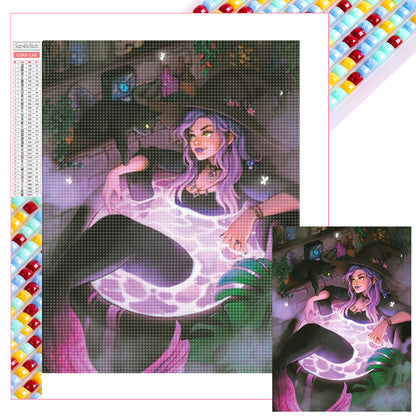 Mermaid - Full Square Drill Diamond Painting 30*40CM