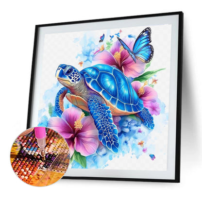 Sea Turtle - Full Round Drill Diamond Painting 40*40CM