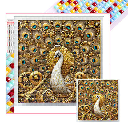 Peacock - Full Square Drill Diamond Painting 40*40CM