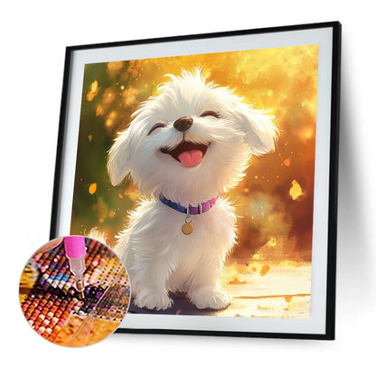 Sunny Dog - Full Square Drill Diamond Painting 30*30CM