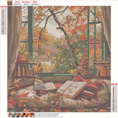 Retro Street House - Full Round Drill Diamond Painting 40*50CM