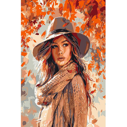 Elegant Woman - Full Round Drill Diamond Painting 40*60CM
