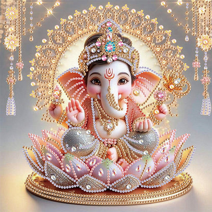 Ganesha Religion - Special Shaped Drill Diamond Painting 30*30CM