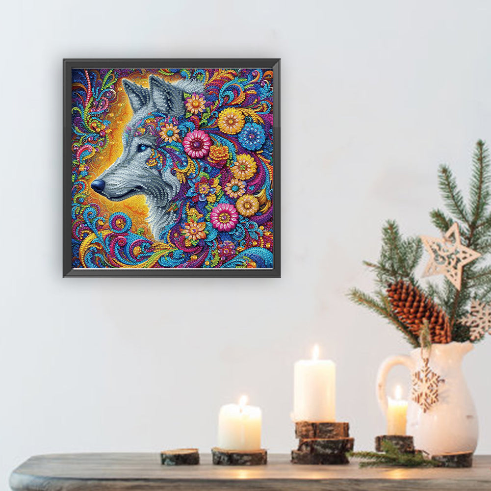 Wolf - Special Shaped Drill Diamond Painting 30*30CM
