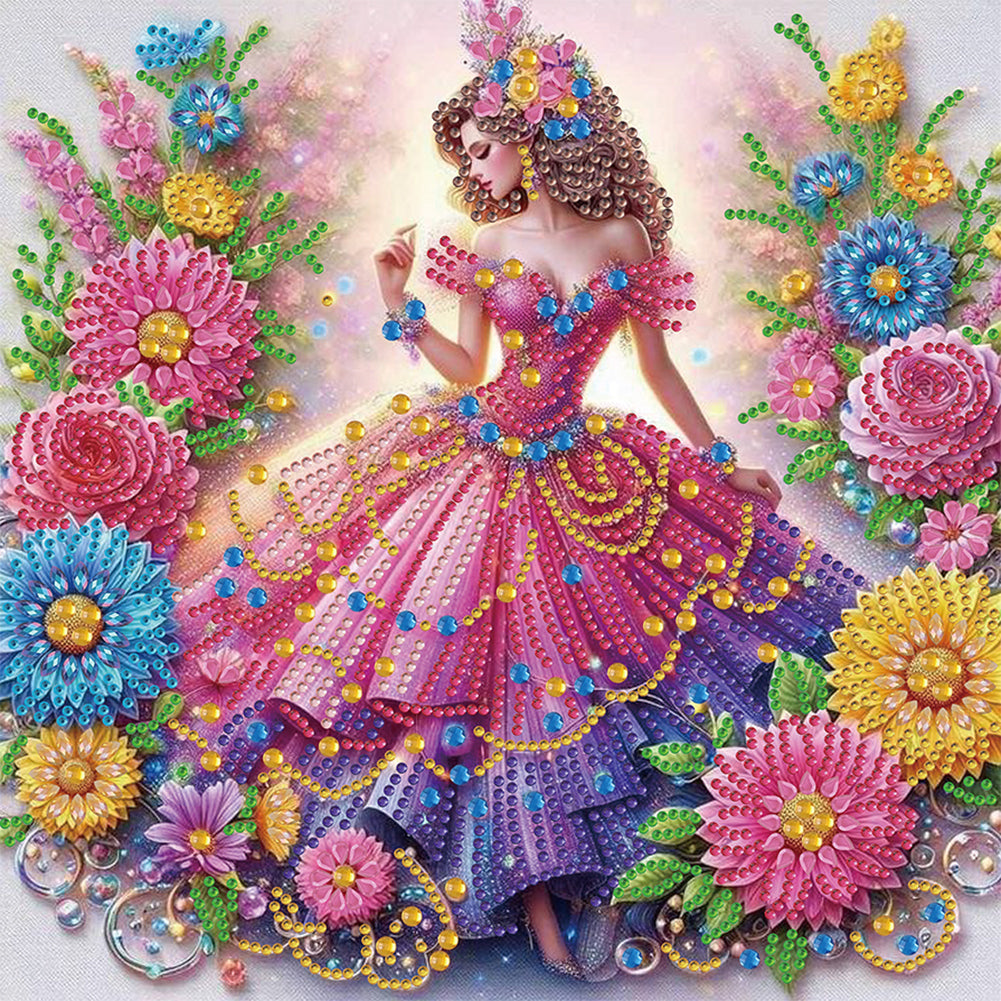 Princess - Special Shaped Drill Diamond Painting 30*30CM