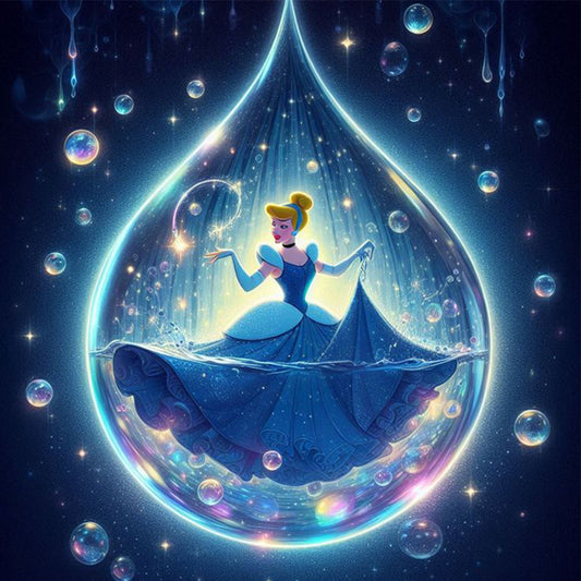 Water Drop Painting - Full Square Drill Diamond Painting 30*30CM