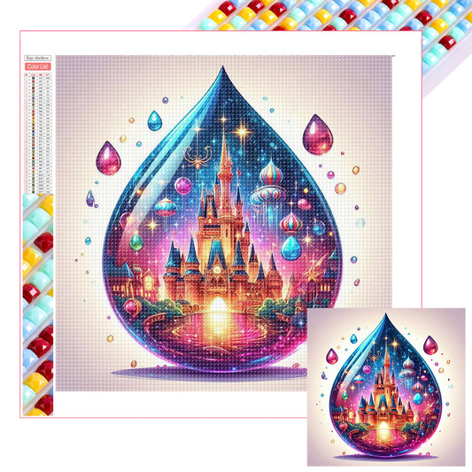 Water Drop Painting - Full Square Drill Diamond Painting 30*30CM